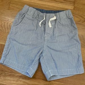 Baby Gap Toddler Easy Pull-On shorts - 3T - Railroad Stripe Blue